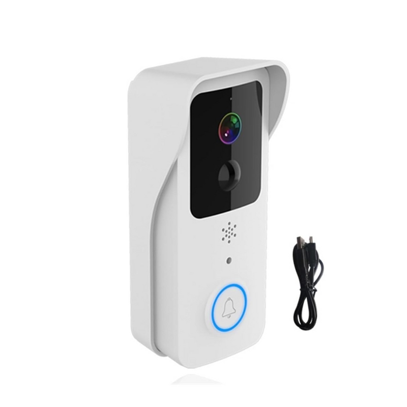 Campainha Wi-Fi com Vídeo Full HD – Visão Noturna, Interfone e Desbloqueio via App